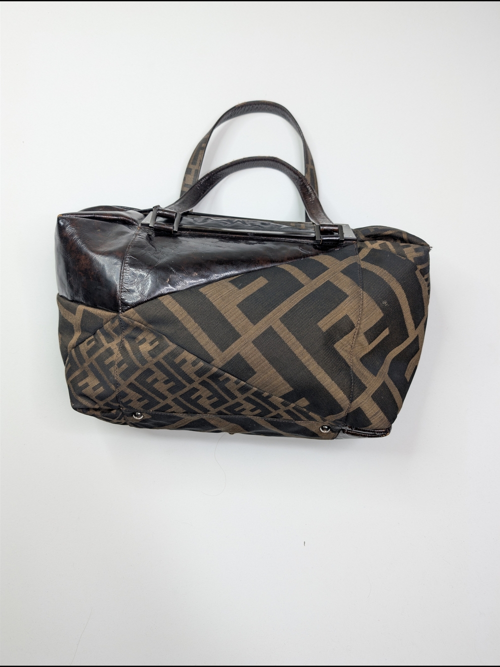 Vintage Fendi 2007 Zucca Raddica Boston Bag